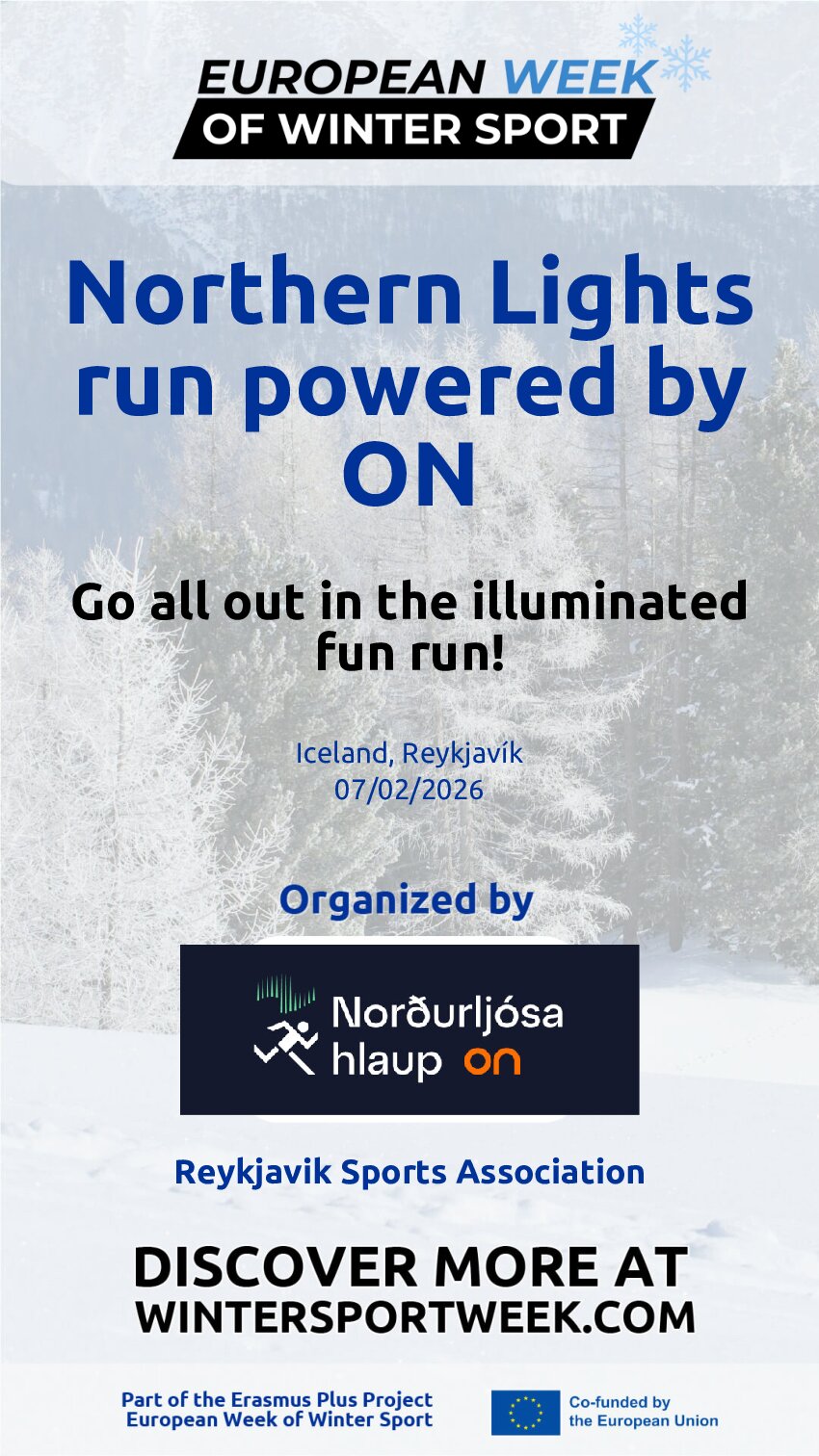 Northern Lights run powered by ON - European Week of Winter Sports